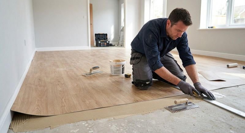 Sheet Linoleum Installation in Weatherford, TX