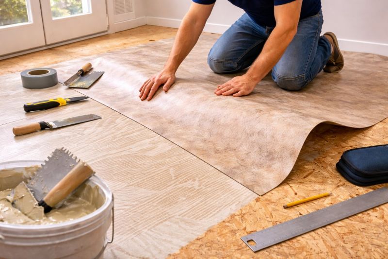 Sheet Linoleum Installation in Fort Worth, TX