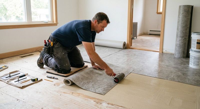 Sheet Vinyl Installation in New Braunfels, TX